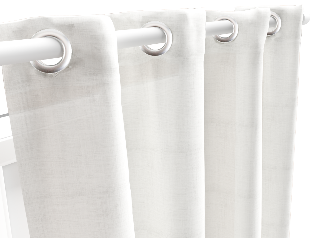 Tenda Lino Favola Bianco cm 200 x 295 - Decor Casa Online