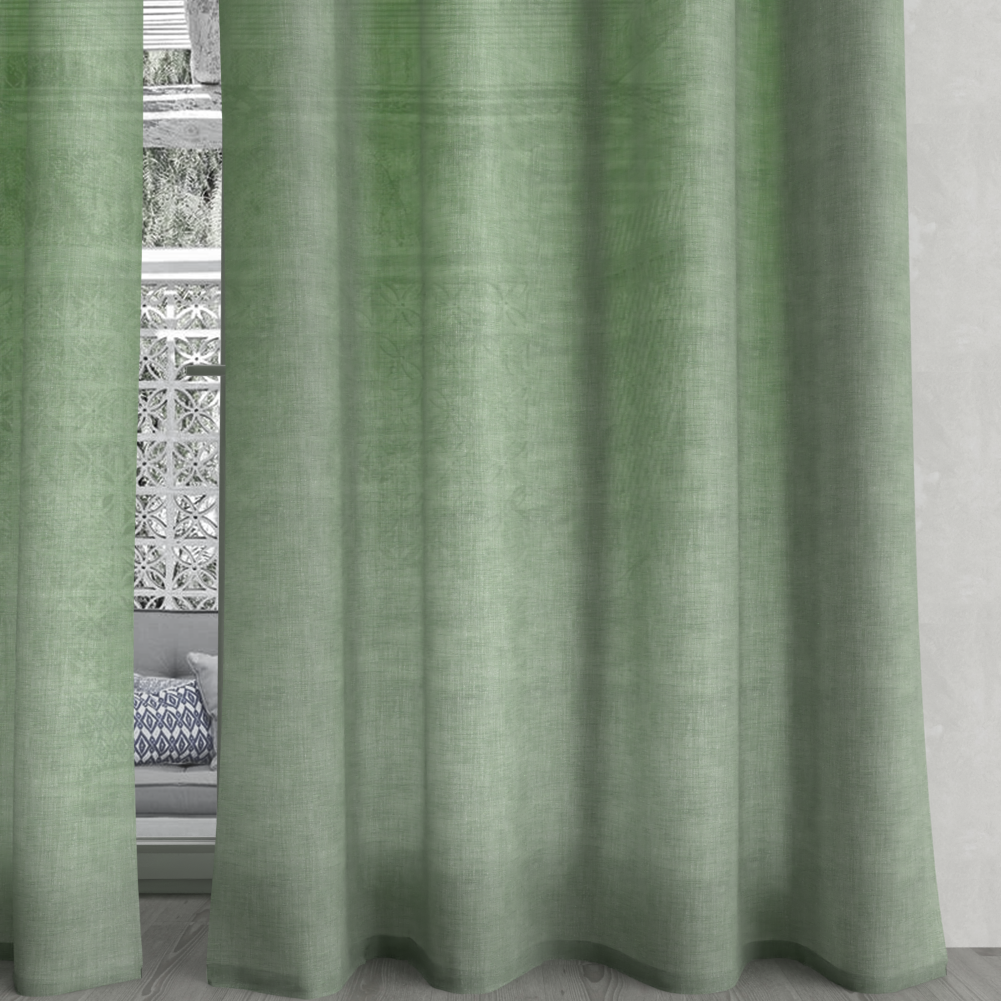 Tenda Lino Favola Verde cm 200 x 295 - Decor Casa Online